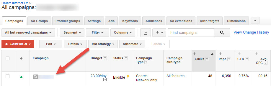custom ad scheduling - enabling all features in adwords step one