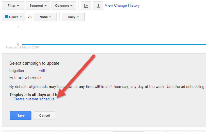 custom ad scheduling - how to implement an ad schedule step two