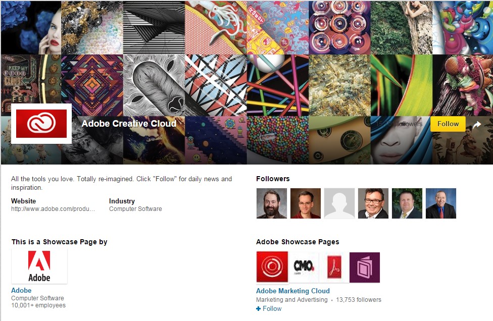 Adobe-LinkedIn-Showcase-Page