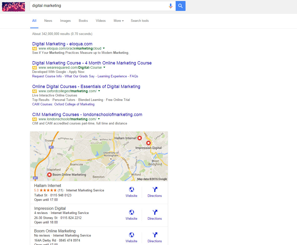 SERPs Removed From Right Side