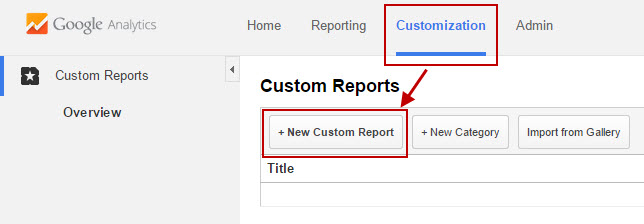 Add a new custom report