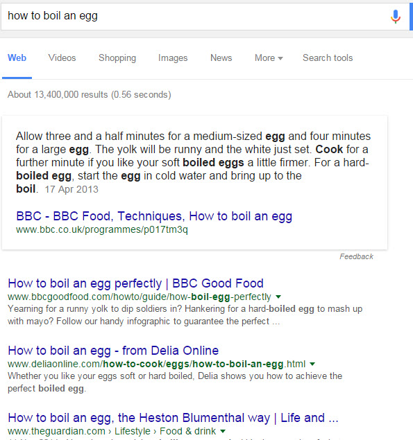 Google Answer Boxes & Knowledge Graph Optimisation