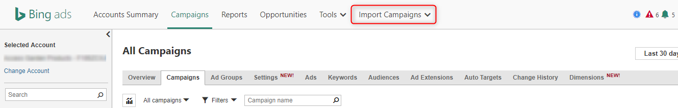import campaigns