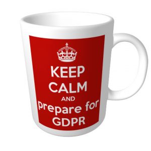 Keep calm and GDPR mug