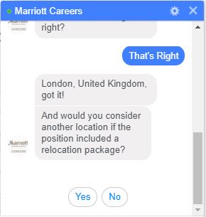 marriott chatbot 2