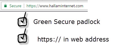 Chrome Security Warning padlock