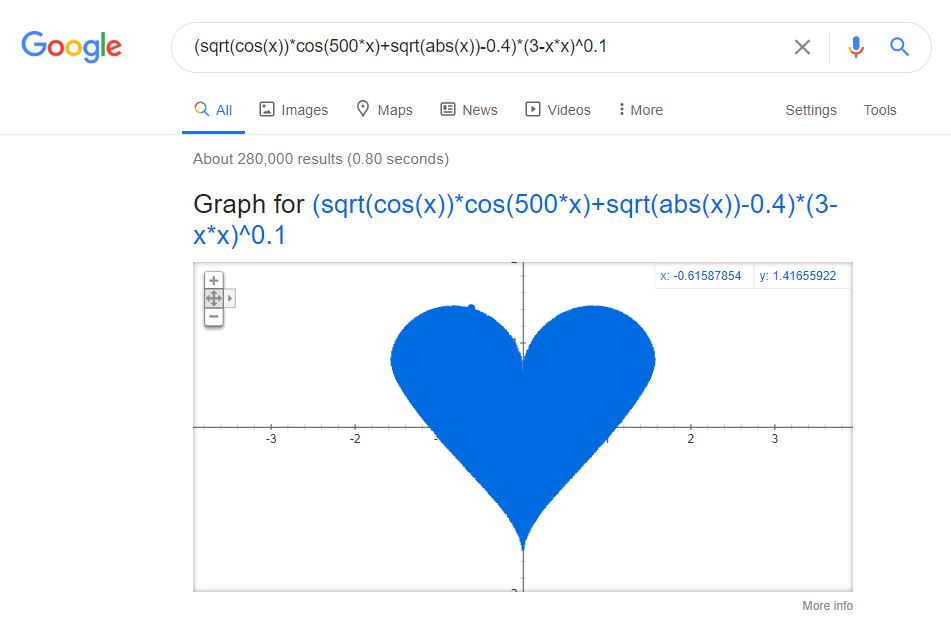 google heart