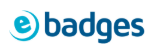 eBadges logo