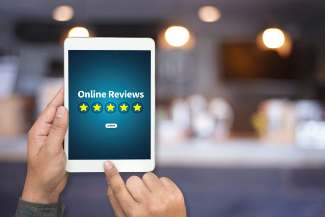 online reviews