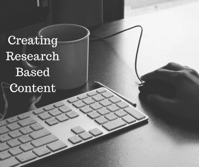 Create Research Based Content