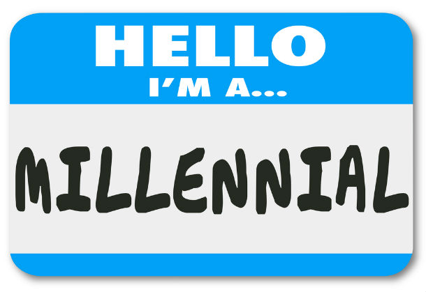 Hello I'm a Millennial name tag