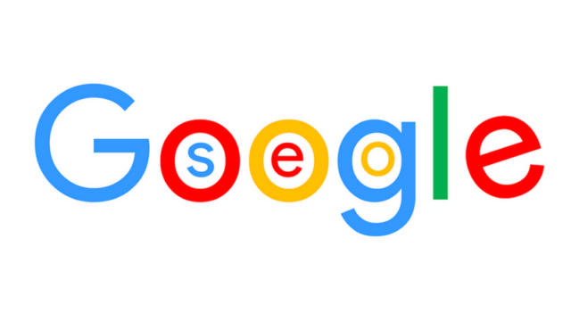 Google logo with SEO inside