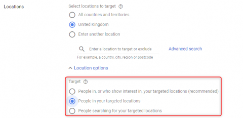 ppc checklist location targeting