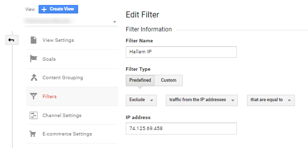 how to exclude your ip