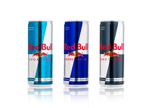 REd Bull cans