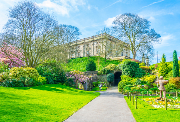 Nottingham Castle gardens