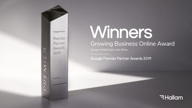Google Premier Partners Awards 2019 Winner EMEA