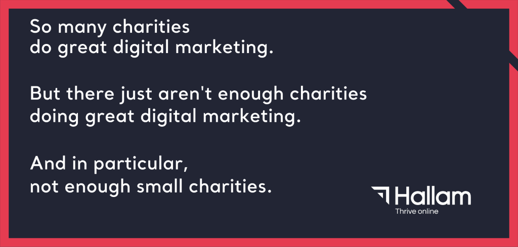 Charity digital marketing quote