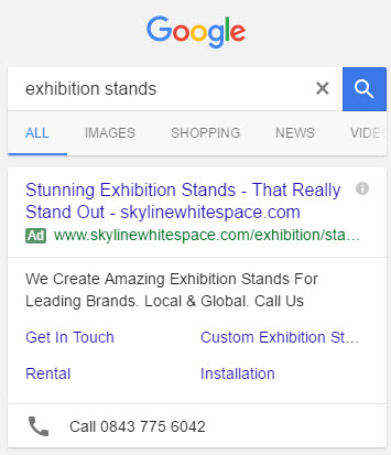 Google Ads Call Extension Examples