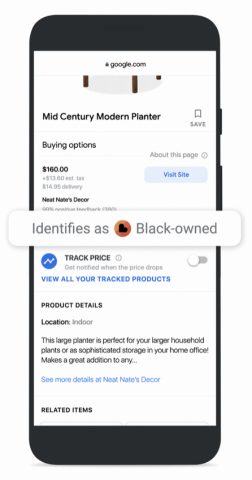 Google's Black-Owned Shopping Label