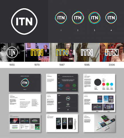 ITN - holographic type logo and lots of gifs on their site