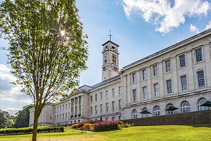 university of Nottingham campus